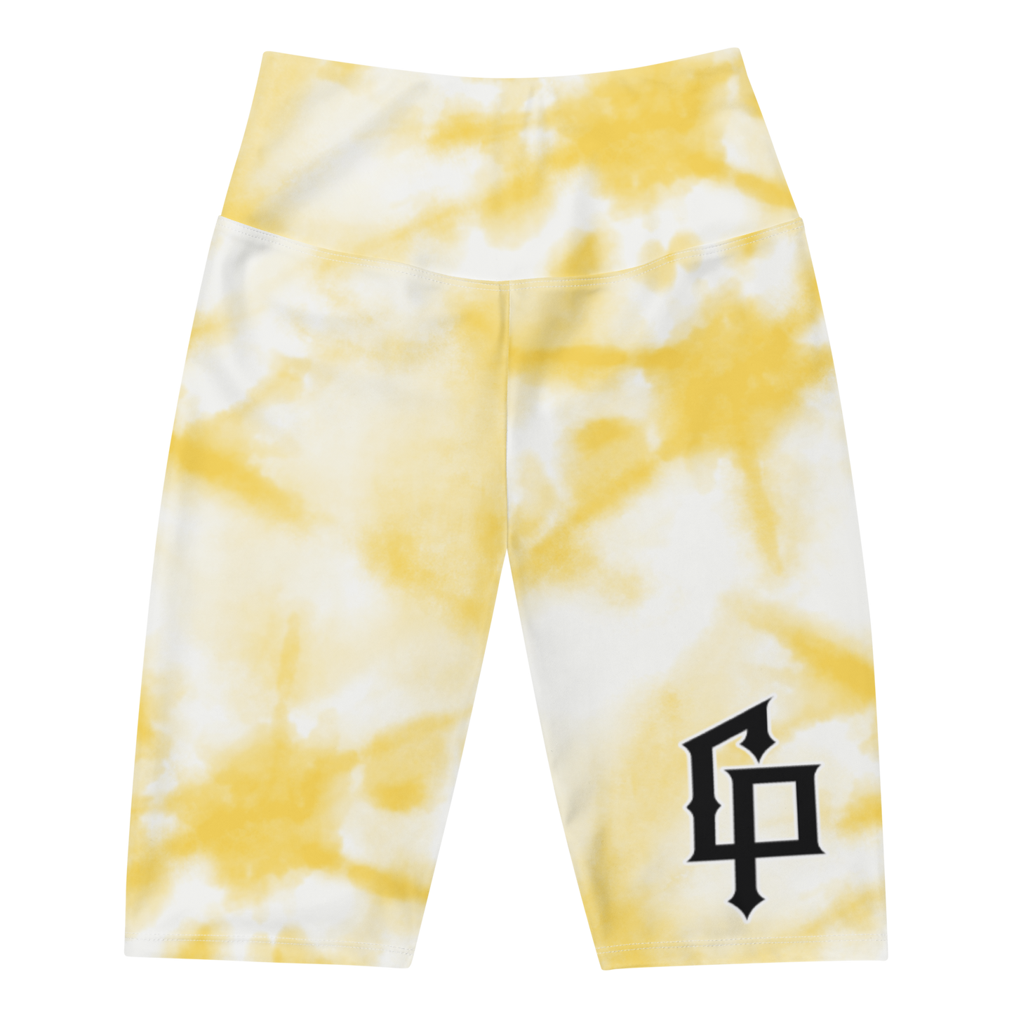 Yellow Dye Biker Shorts