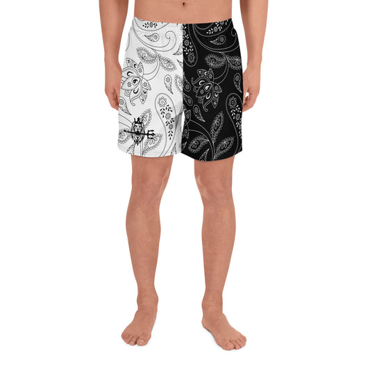REVERSE PAISLEY SHORTS