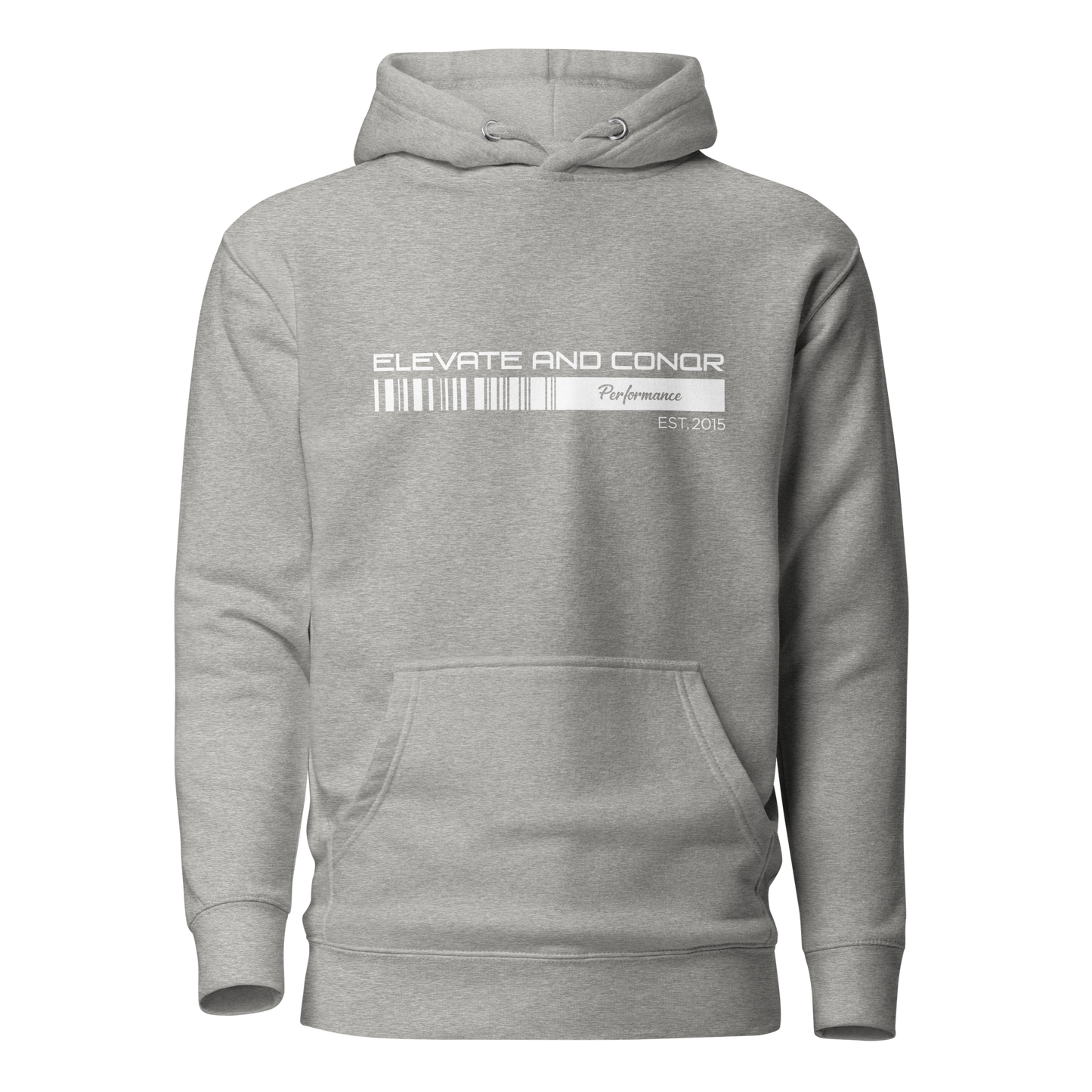 conqr performance barcode hoodie