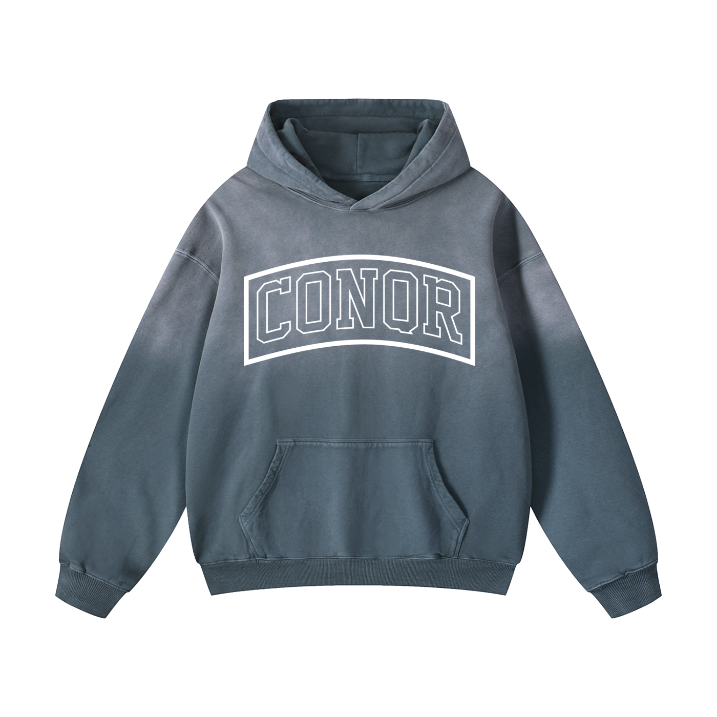 Progress Is A Process Heavyweight Sunfade Oversized Hoodie