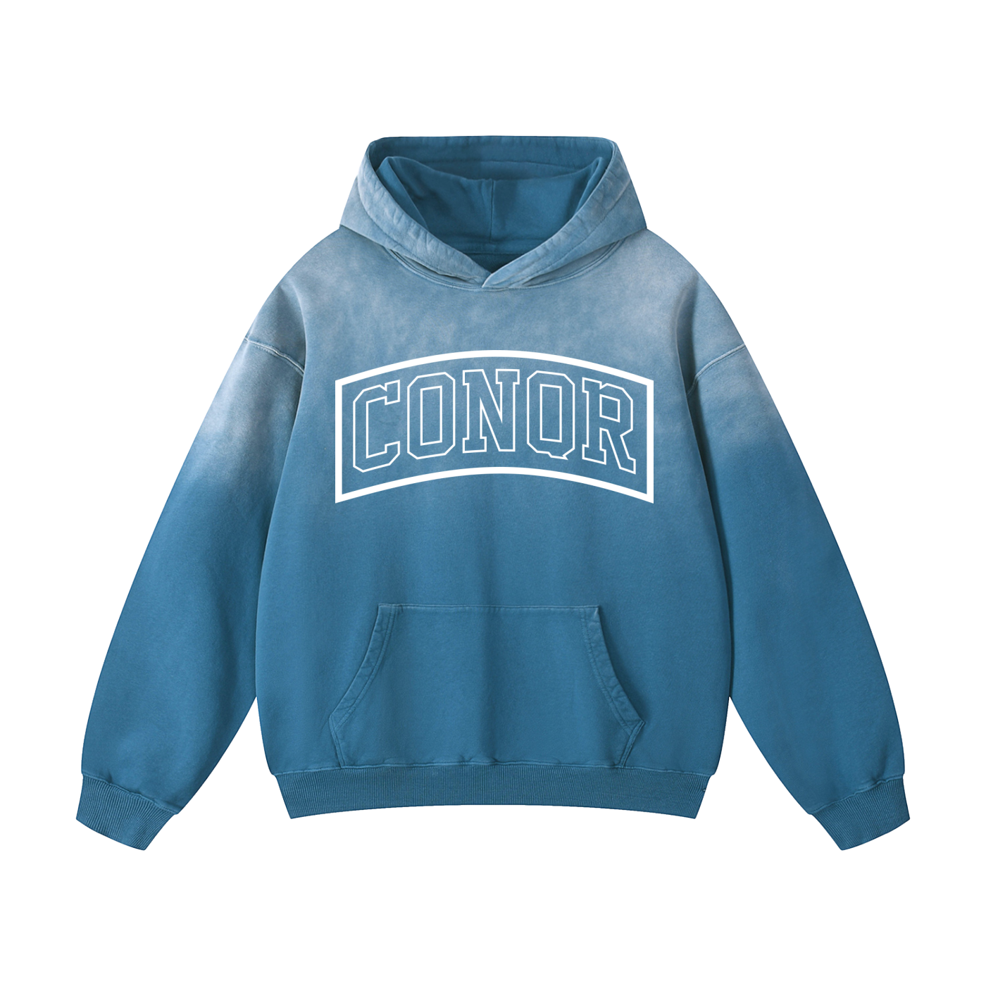 Progress Is A Process Heavyweight Sunfade Oversized Hoodie