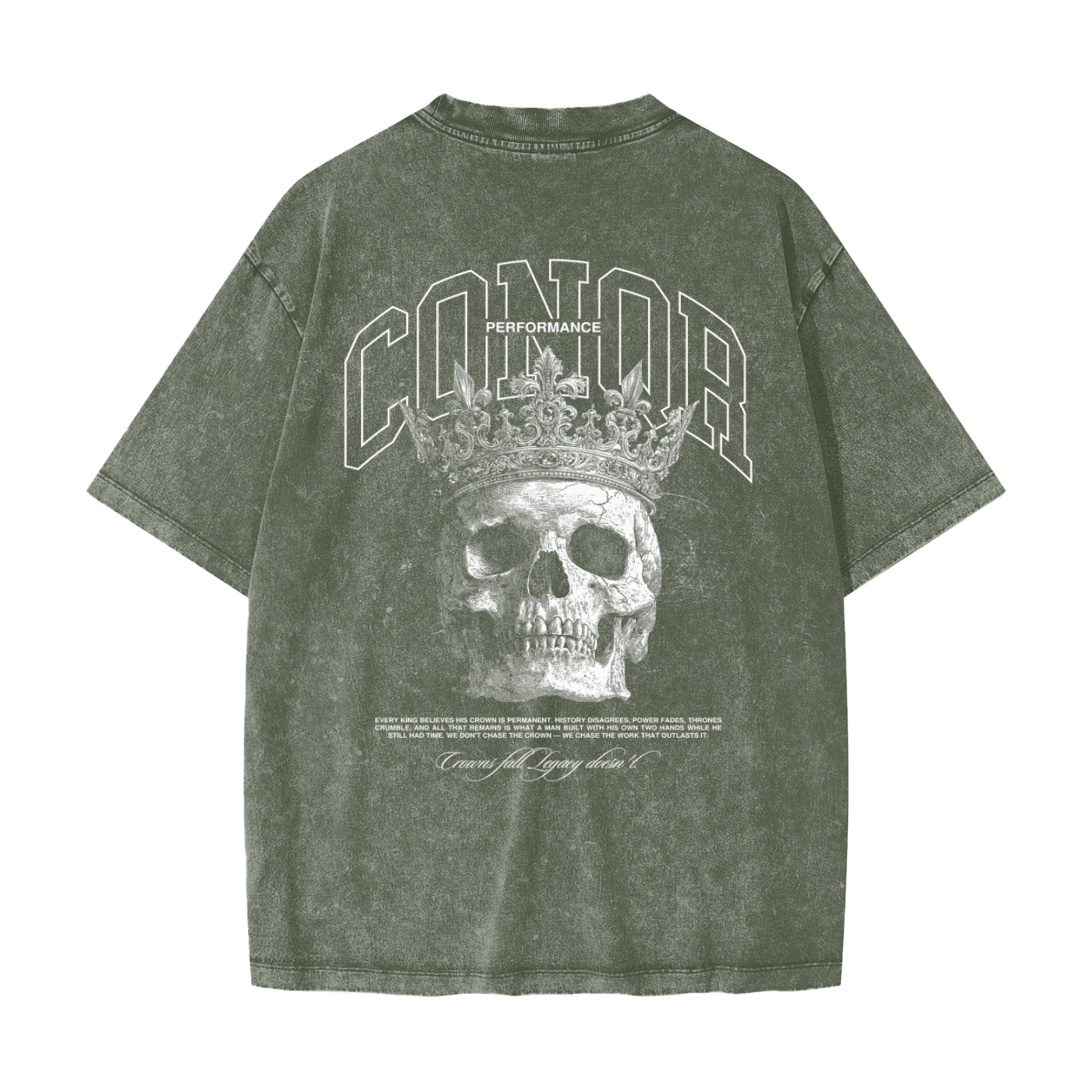 Crowns Fall Heavyweight Washed T-Shirt