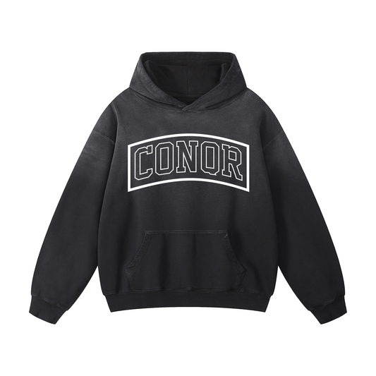 Progress Is A Process Heavyweight Sunfade Oversized Hoodie