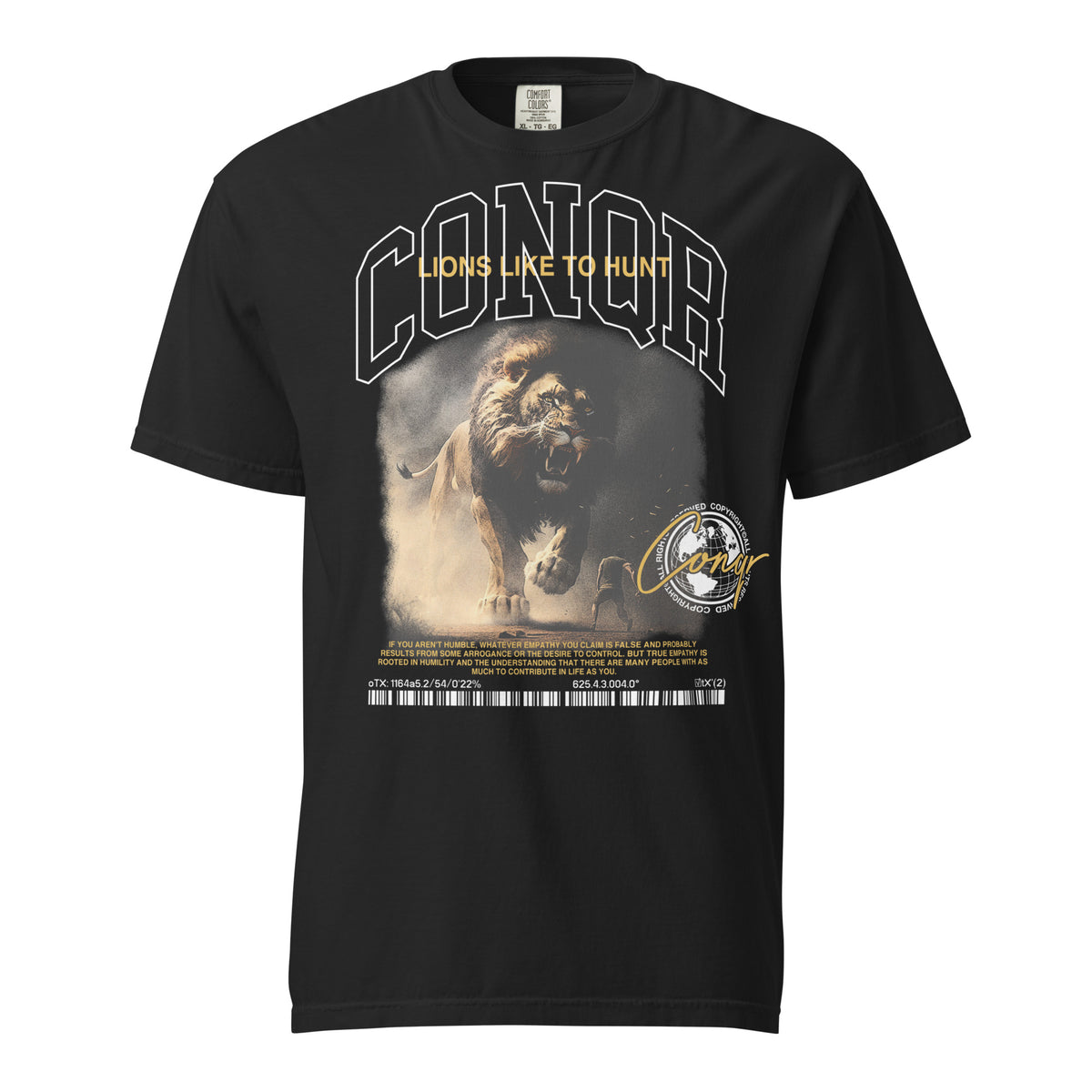 Lions Like to Hunt Heavyweight Tee — product image 1