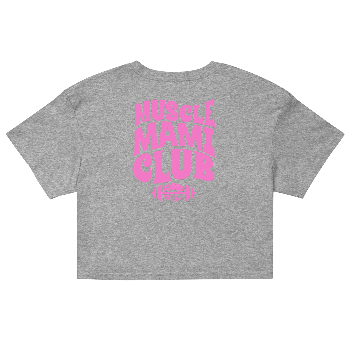Muscle Mami crop top (pink)