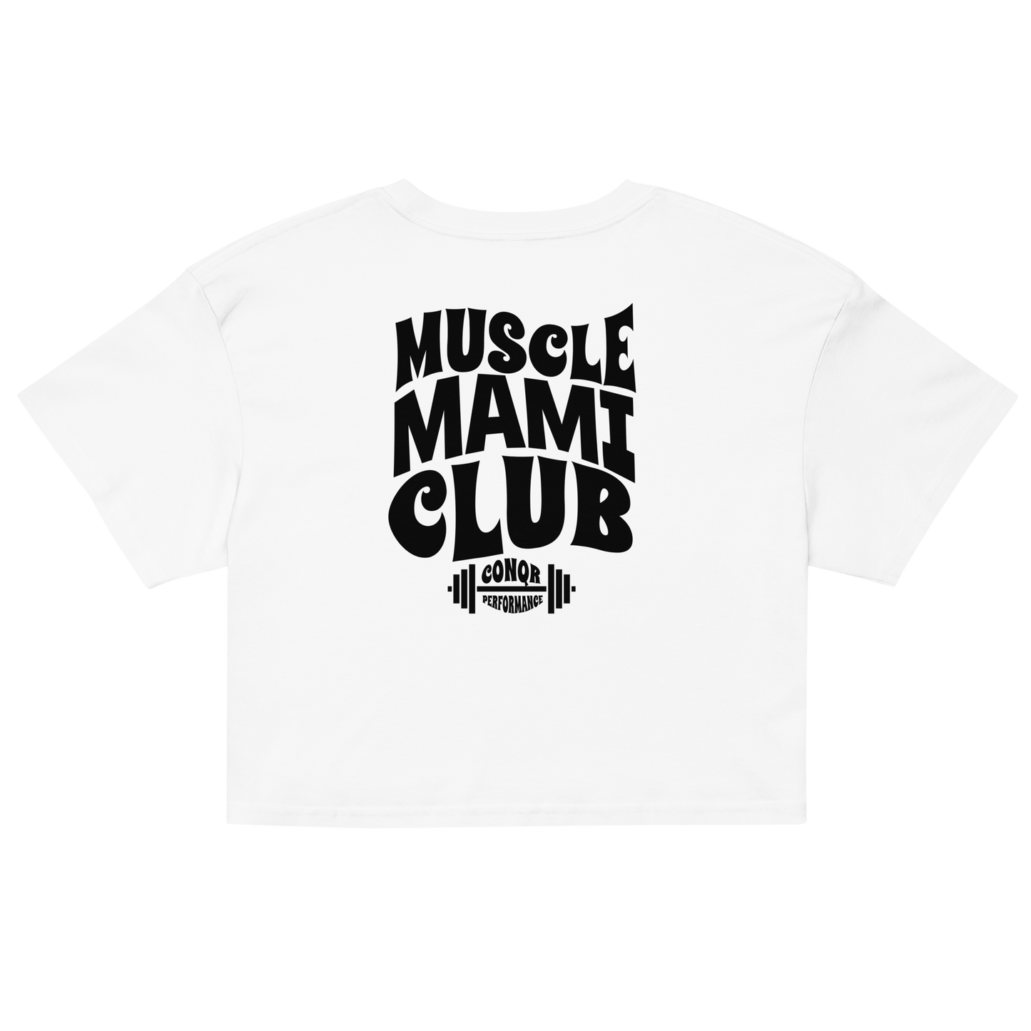 Muscle Mami crop top (black)