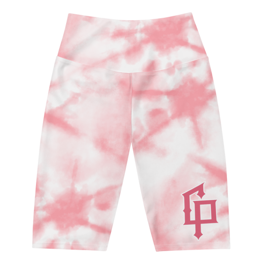 Pink Dye Biker Shorts