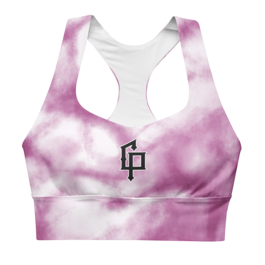 Purple Dye sports bra