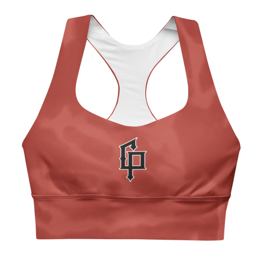 Red Dye sports bra