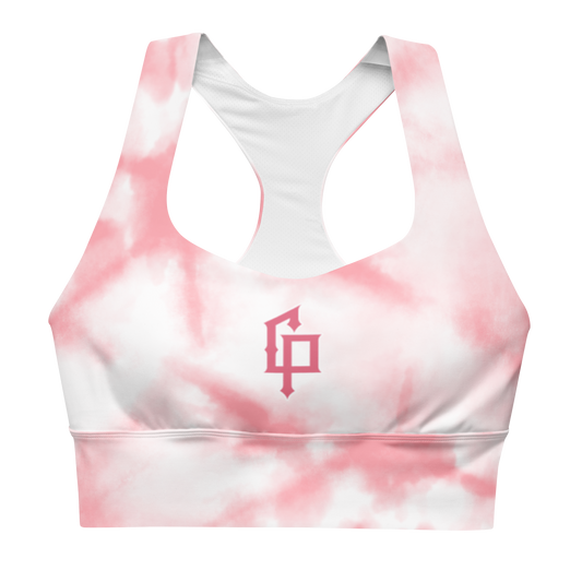 Pink Dye sports bra