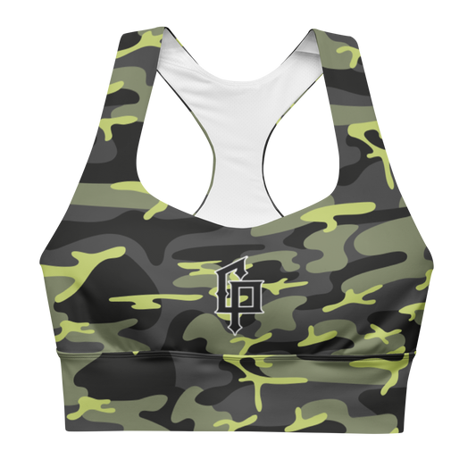 Camo sports bra