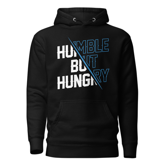 HUMBLE BUT HUNGRY UNISEX HOODIE BLUE